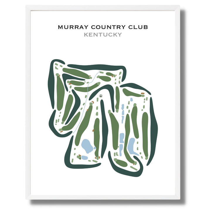 Murray Country Club, Kentucky - Printed Golf Courses