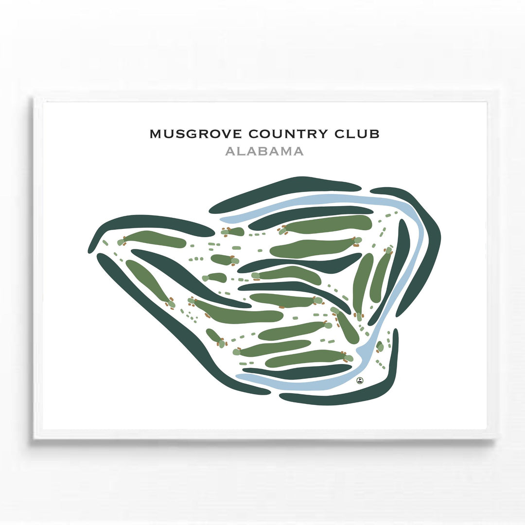 Musgrove Country Club, Alabama - Printed Golf Courses