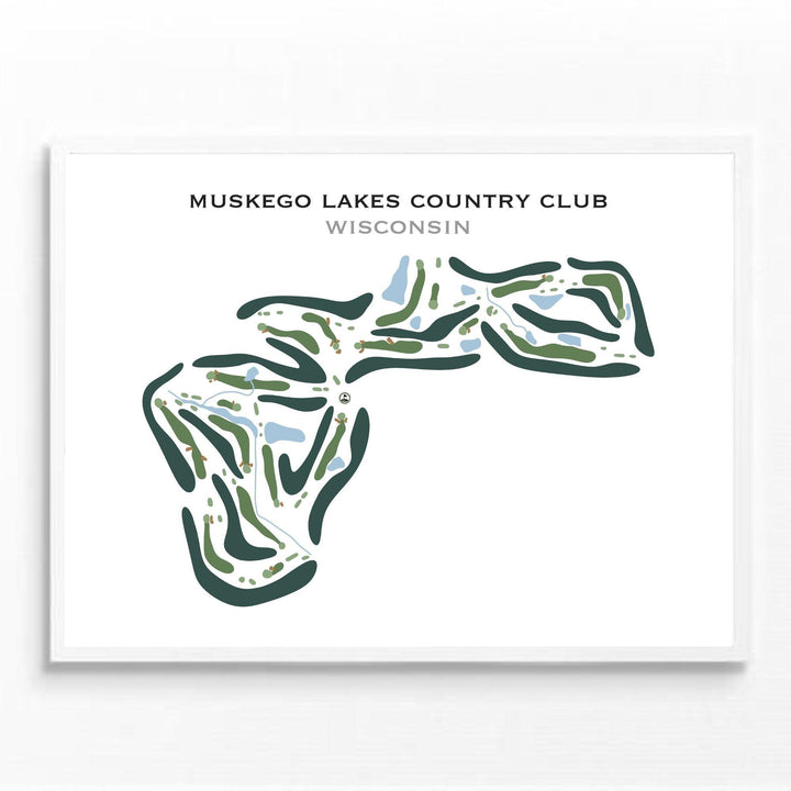 Muskego Lakes Country Club, Wisconsin - Golf Course Prints