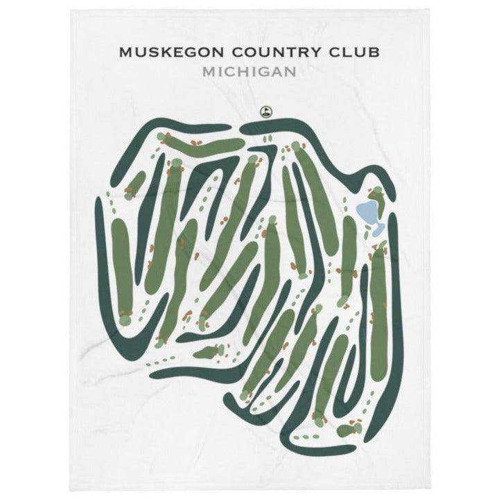 Muskegon Country Club, Michigan - Printed Golf Courses - Golf Course Prints