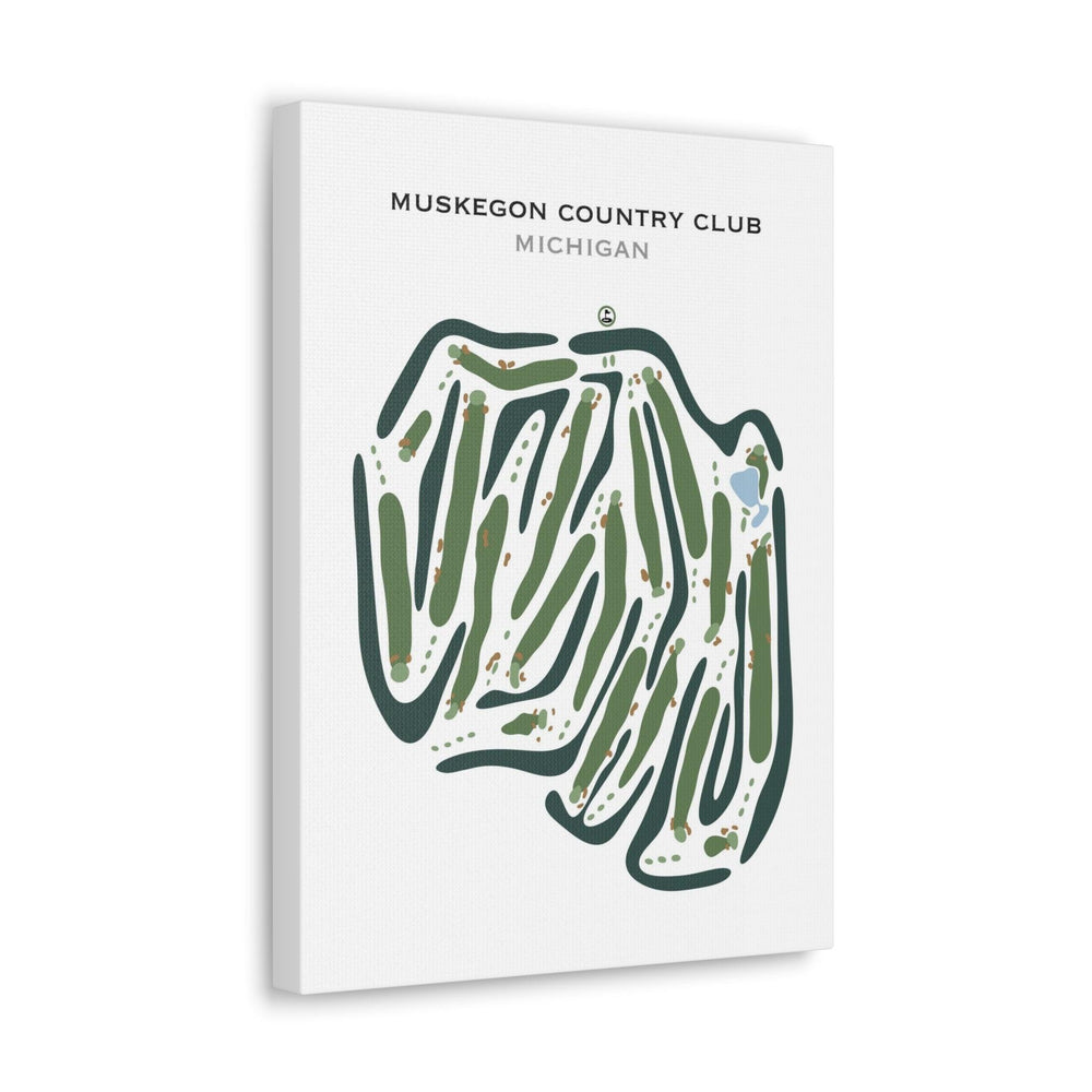 Muskegon Country Club, Michigan - Printed Golf Courses - Golf Course Prints