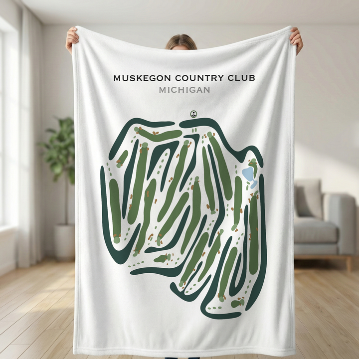 Muskegon Country Club, Michigan - Printed Golf Courses