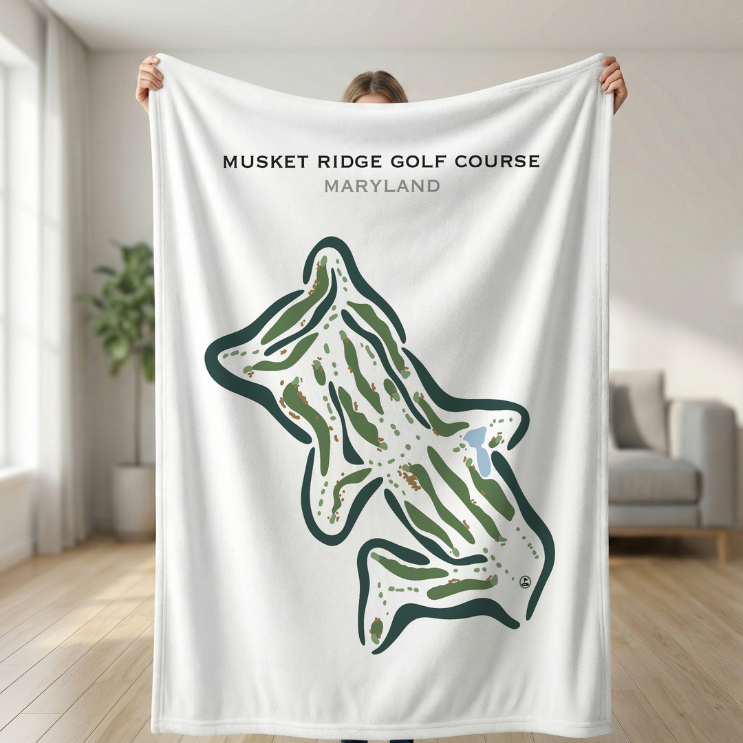 Musket Ridge Golf Club, Maryland - Printed Golf Courses
