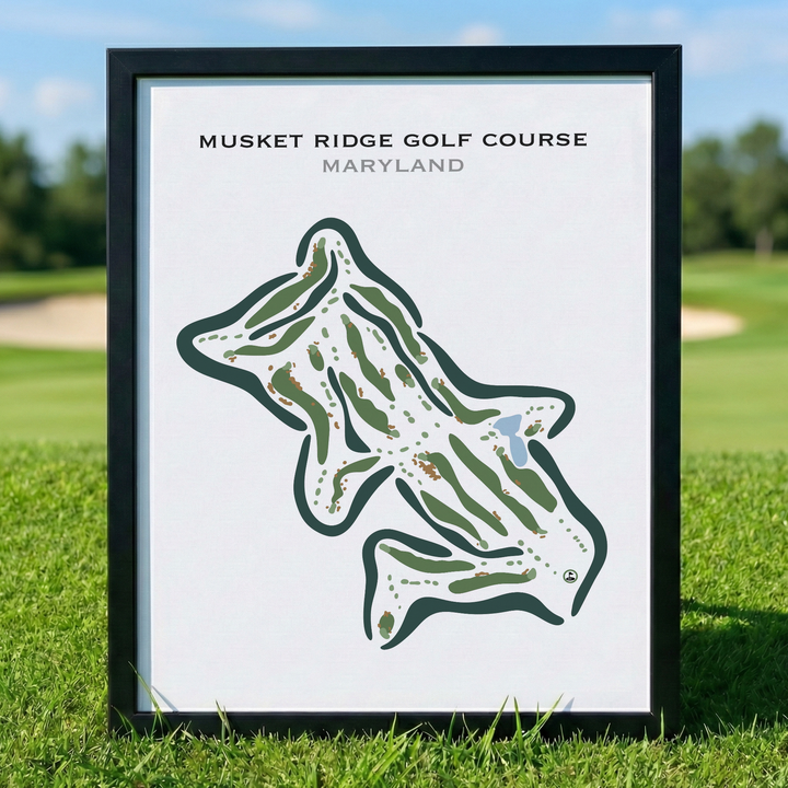 Musket Ridge Golf Club, Maryland - Printed Golf Courses
