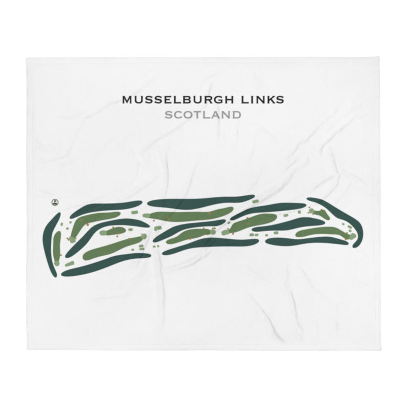 Musselburgh Links, Scotland - Printed Golf Course