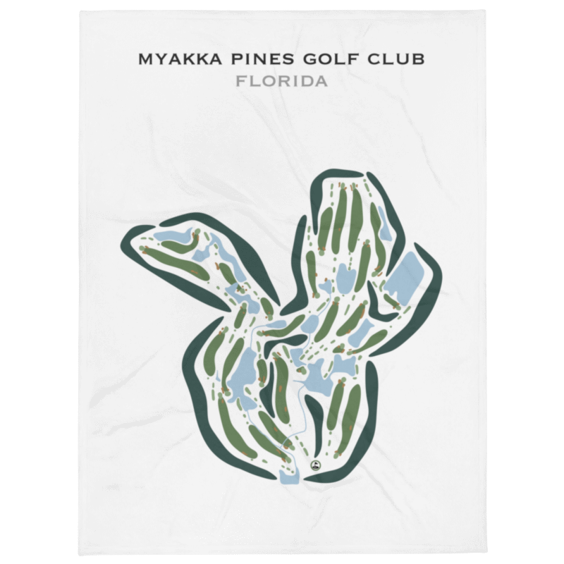 Myakka Pines Golf Club, Florida - Printed Golf Courses