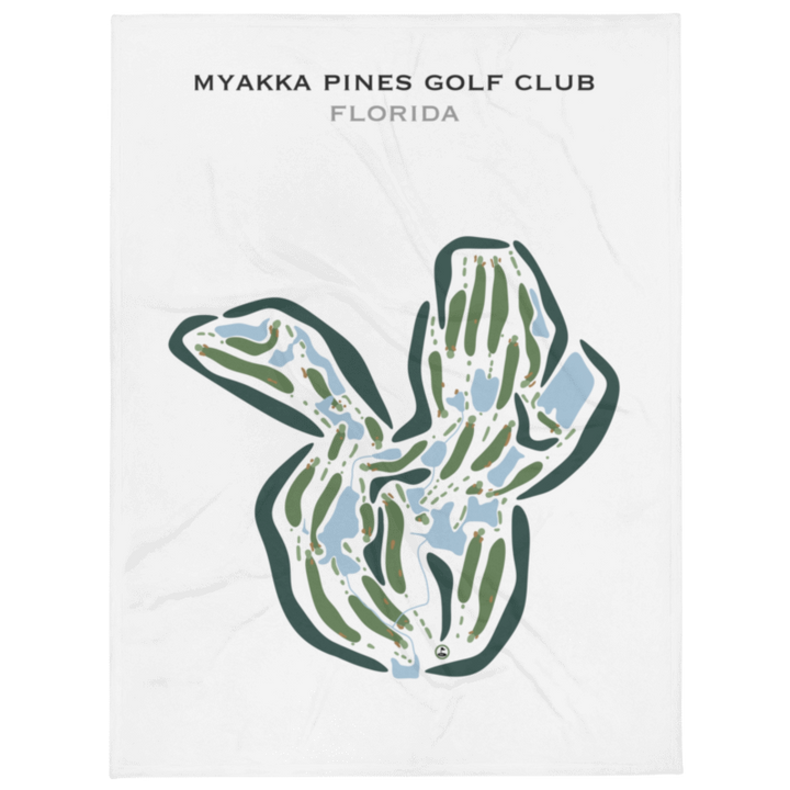 Myakka Pines Golf Club, Florida - Printed Golf Courses