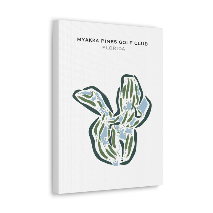 Myakka Pines Golf Club, Florida - Printed Golf Courses