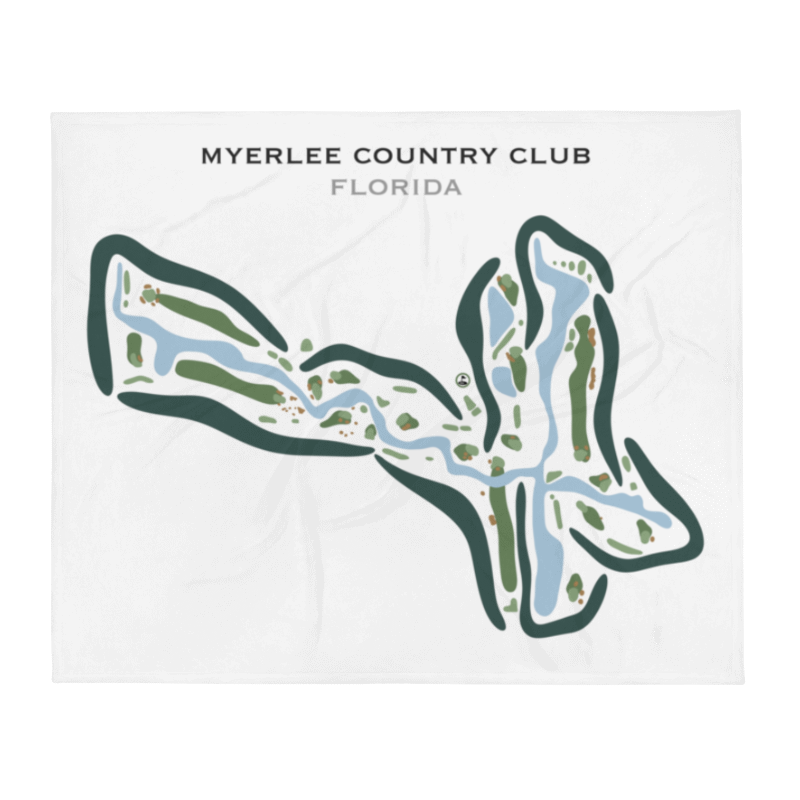 Myerlee Country Club, Florida - Printed Golf Courses