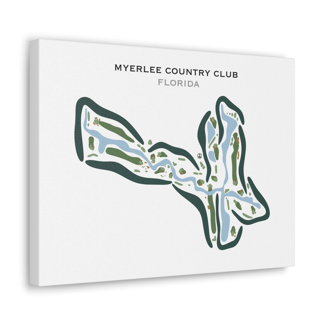 Myerlee Country Club, Florida - Printed Golf Courses