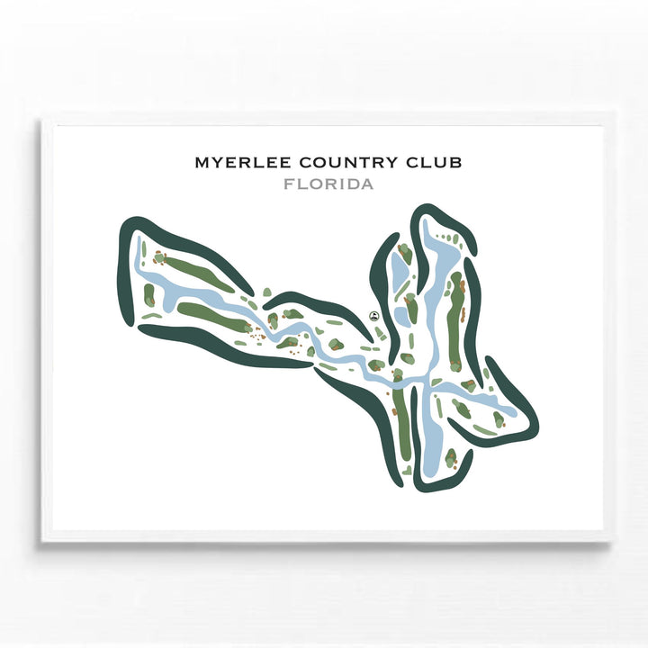 Myerlee Country Club, Florida - Printed Golf Courses