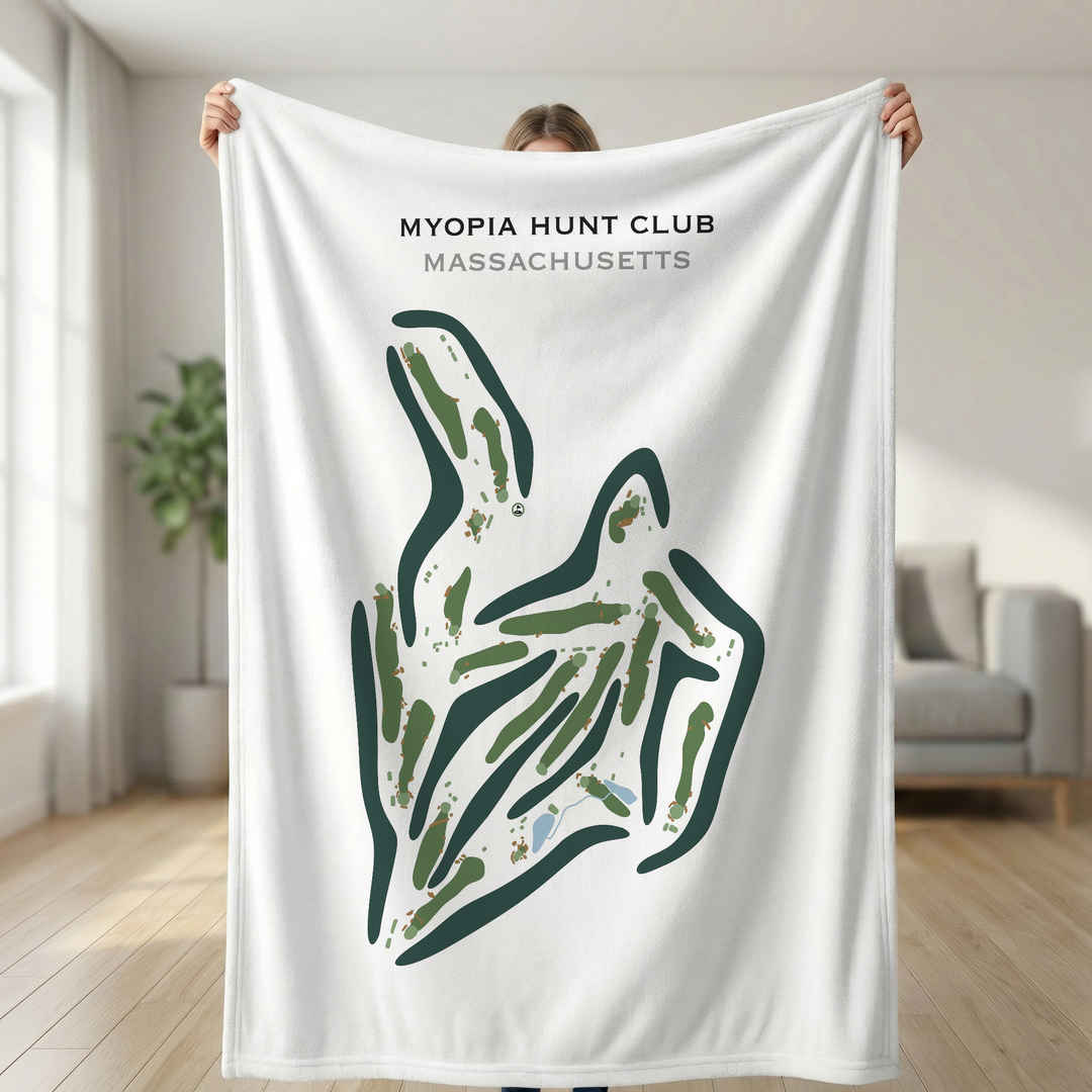 Myopia Hunt Club, Massachusetts - Printed Golf Course