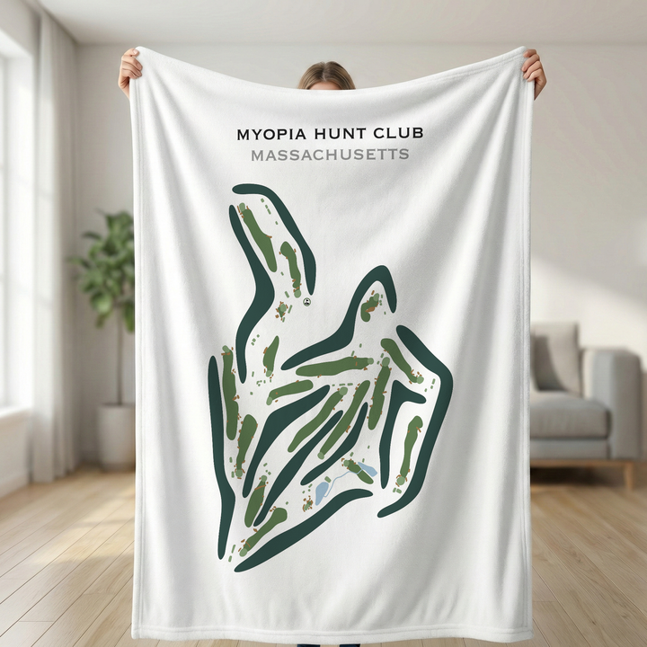 Myopia Hunt Club, Massachusetts - Printed Golf Course