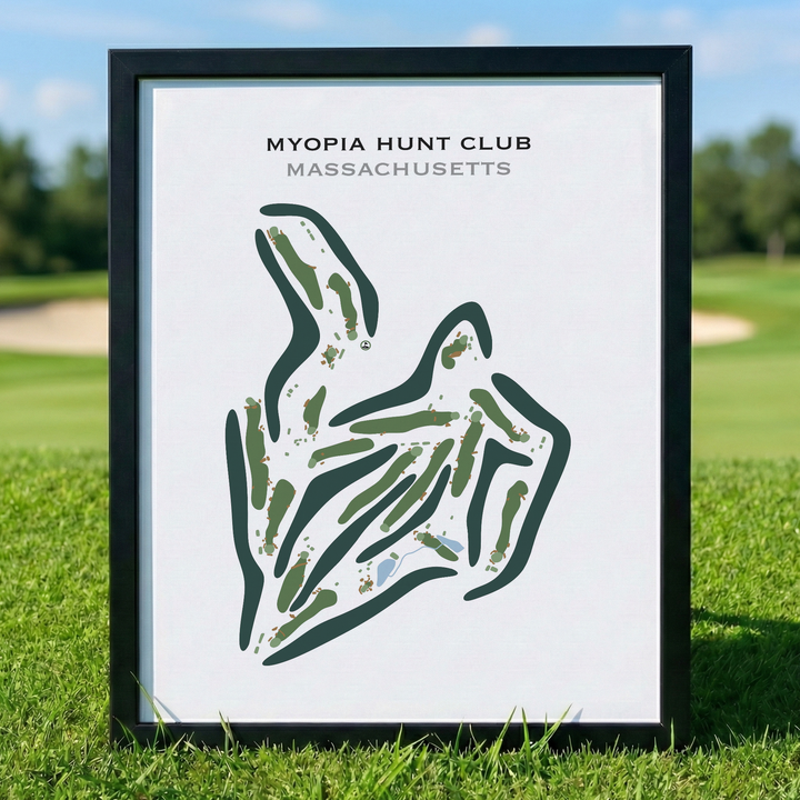 Myopia Hunt Club, Massachusetts - Printed Golf Course