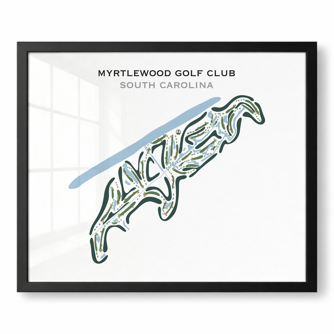 Myrtlewood Golf Club, South Carolina - Printed Golf Courses
