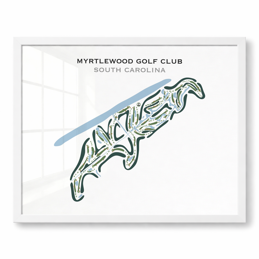 Myrtlewood Golf Club, South Carolina - Printed Golf Courses