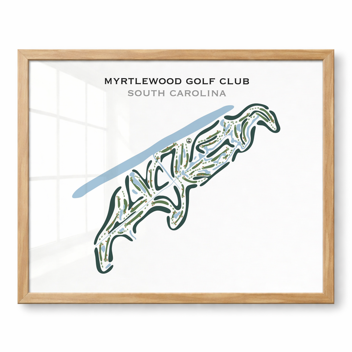 Myrtlewood Golf Club, South Carolina - Printed Golf Courses