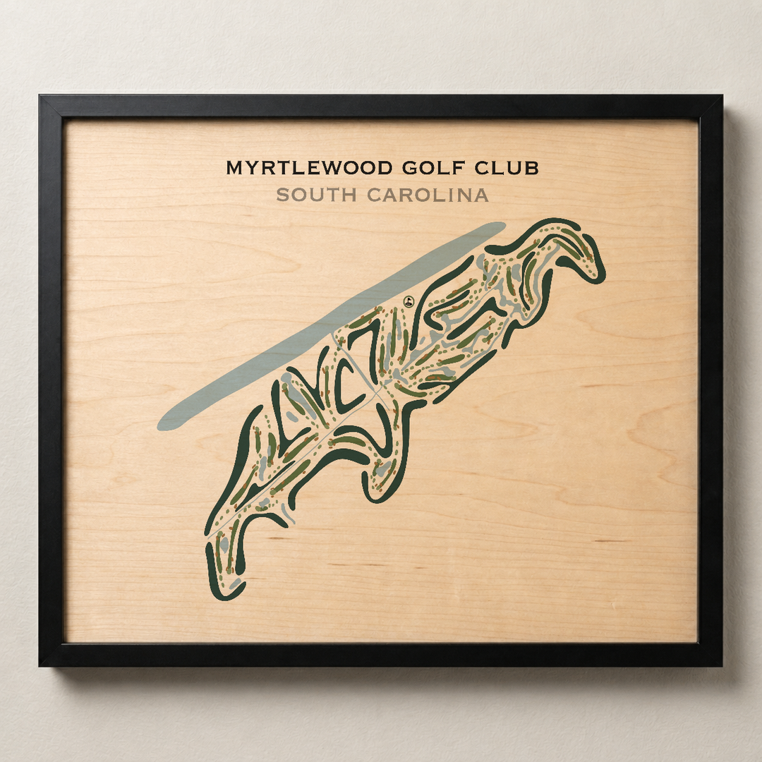Myrtlewood Golf Club, South Carolina - Printed Golf Courses