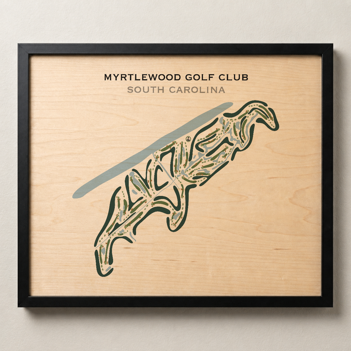 Myrtlewood Golf Club, South Carolina - Printed Golf Courses