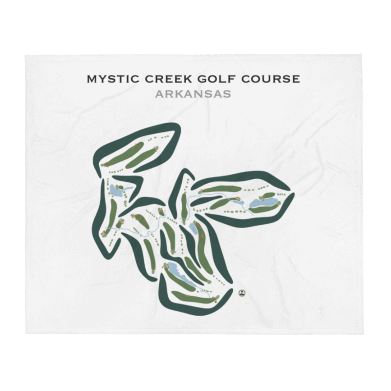 Mystic Creek Golf Course, Arkansas - Printed Golf Courses