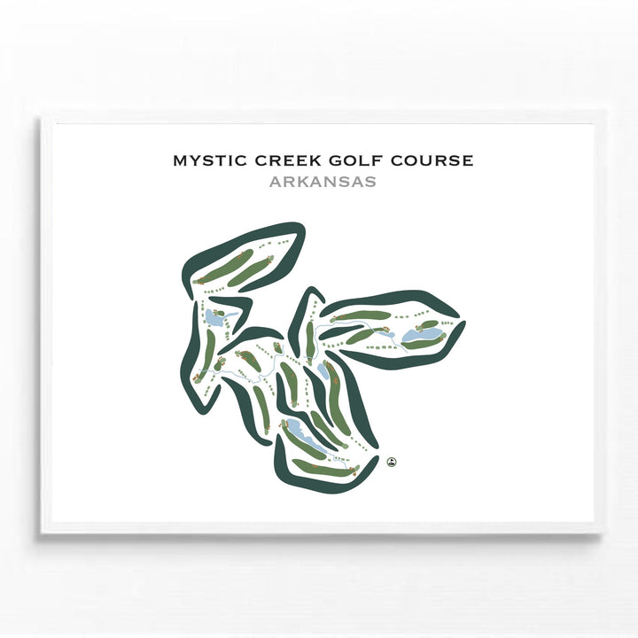 Mystic Creek Golf Course, Arkansas - Printed Golf Courses