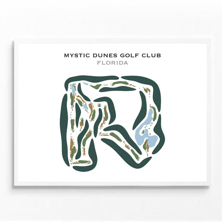 Mystic Dunes Golf Club, Florida - Printed Golf Courses