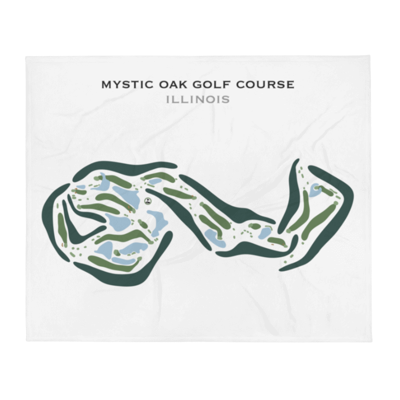 Mystic Oak Golf Course, Illinois - Printed Golf Courses