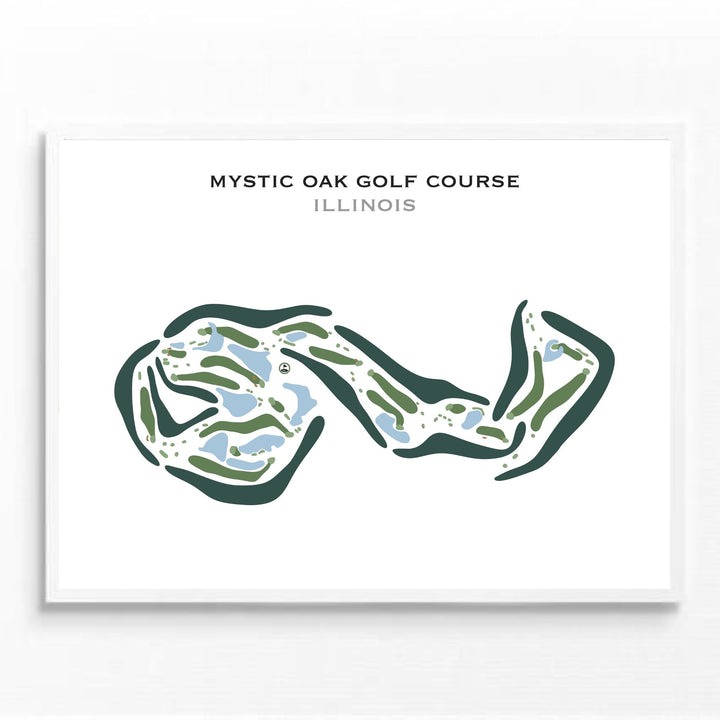 Mystic Oak Golf Course, Illinois - Printed Golf Courses