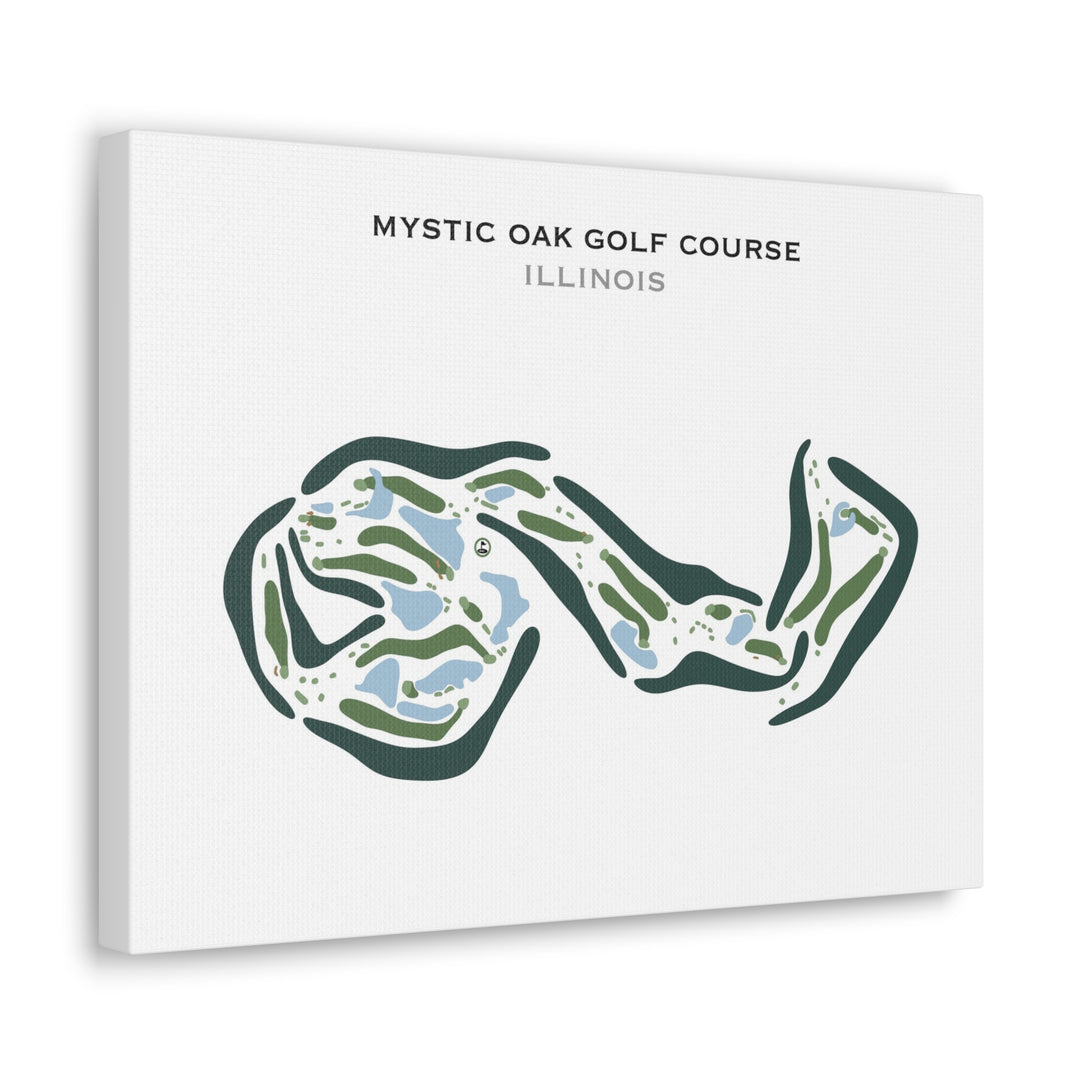 Mystic Oak Golf Course, Illinois - Printed Golf Courses