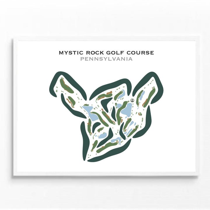Mystic Rock Golf Course, Pennsylvania - Printed Golf Courses
