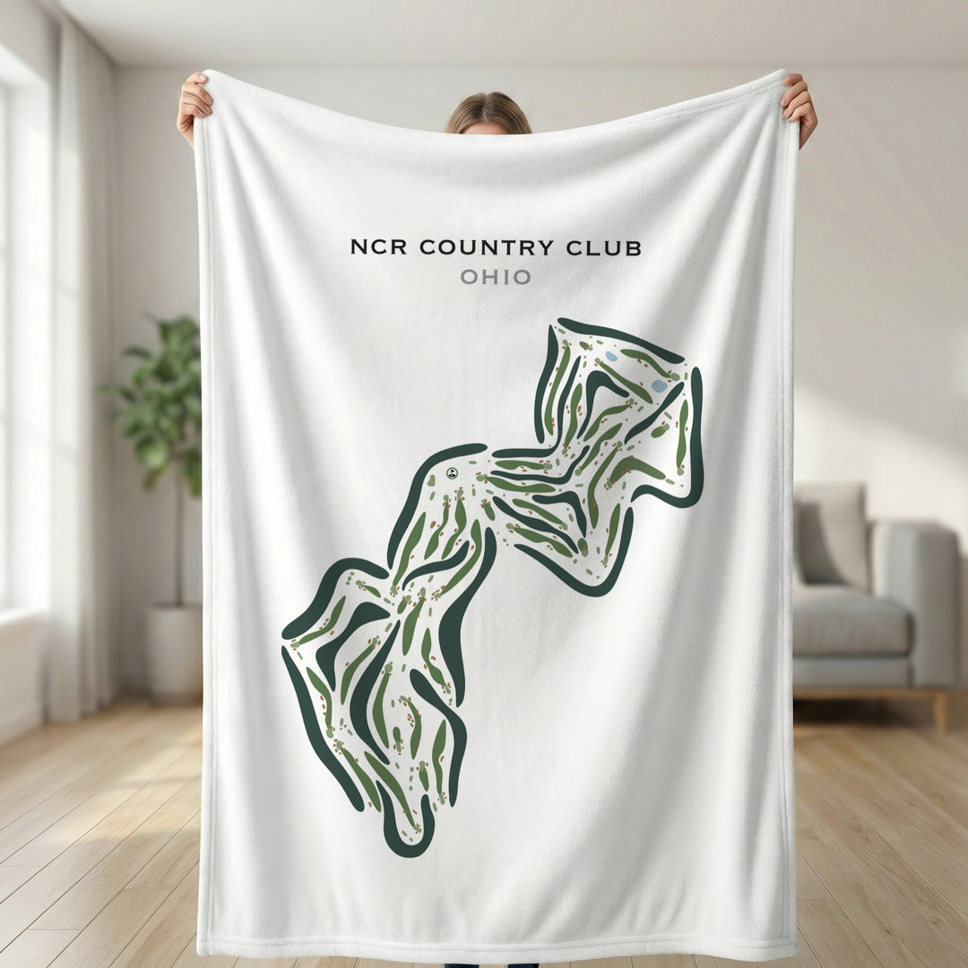 NCR Country Club, Ohio - Printed Golf Courses