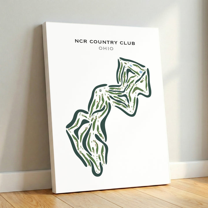 NCR Country Club, Ohio - Printed Golf Courses