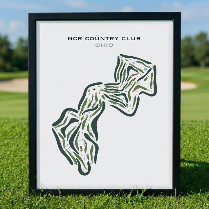 NCR Country Club, Ohio - Printed Golf Courses