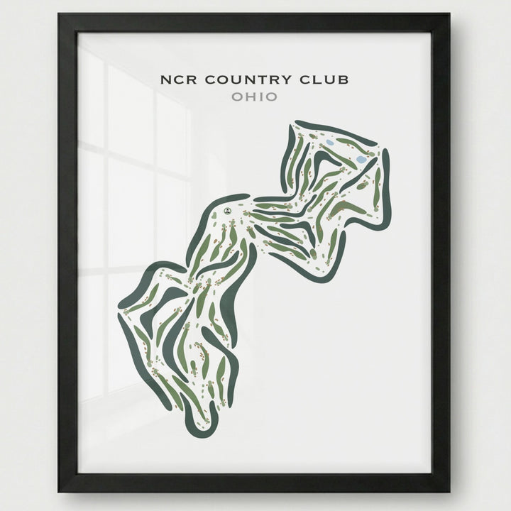 NCR Country Club, Ohio - Printed Golf Courses