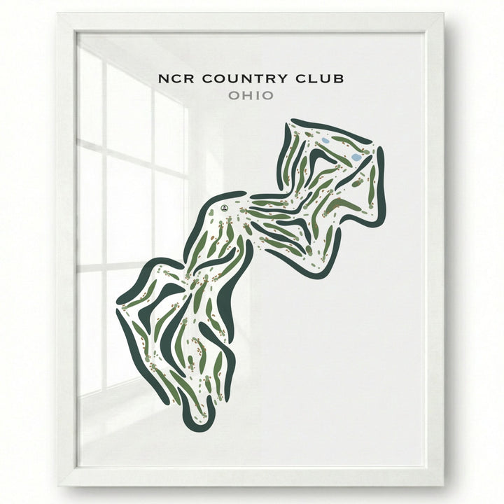 NCR Country Club, Ohio - Printed Golf Courses