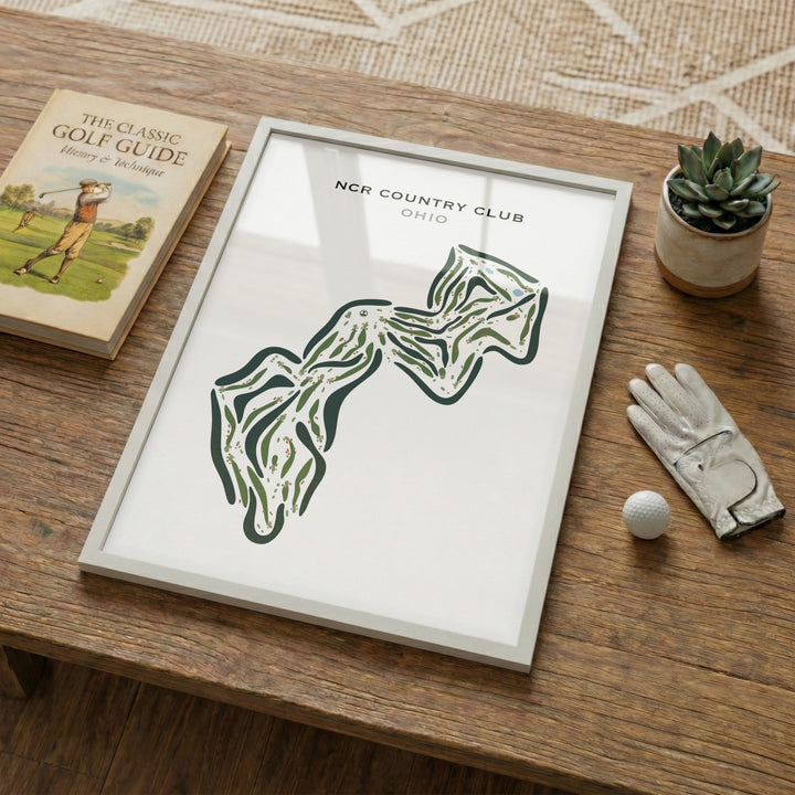 NCR Country Club, Ohio - Printed Golf Courses