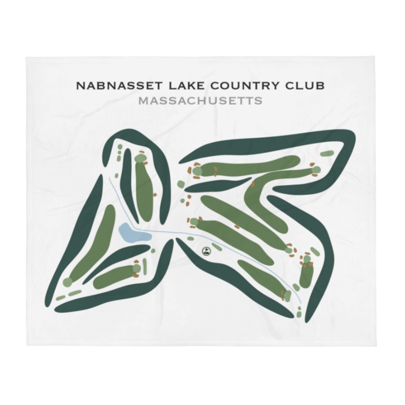 Nabnasset Lake Country Club, Massachusetts - Printed Golf Courses