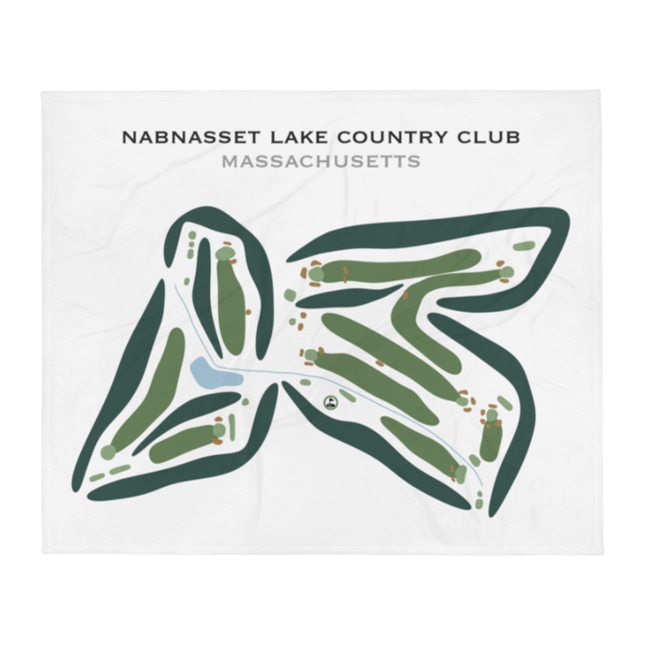 Nabnasset Lake Country Club, Massachusetts - Printed Golf Courses