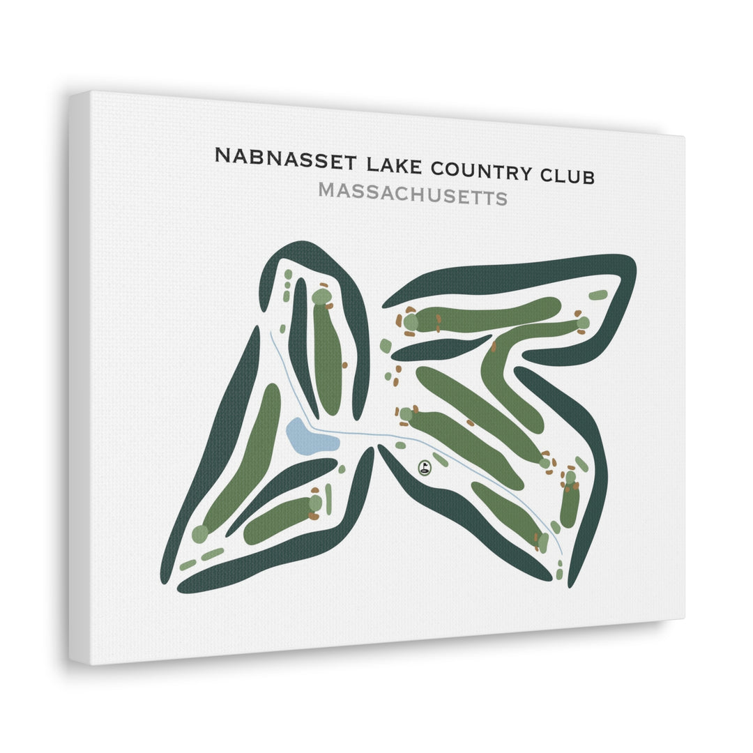 Nabnasset Lake Country Club, Massachusetts - Printed Golf Courses