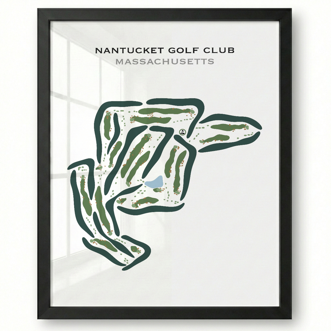 Nantucket Golf Club, Massachusetts - Printed Golf Courses
