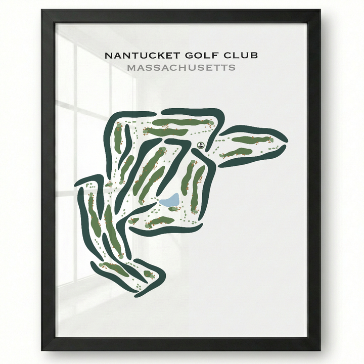 Nantucket Golf Club, Massachusetts - Printed Golf Courses
