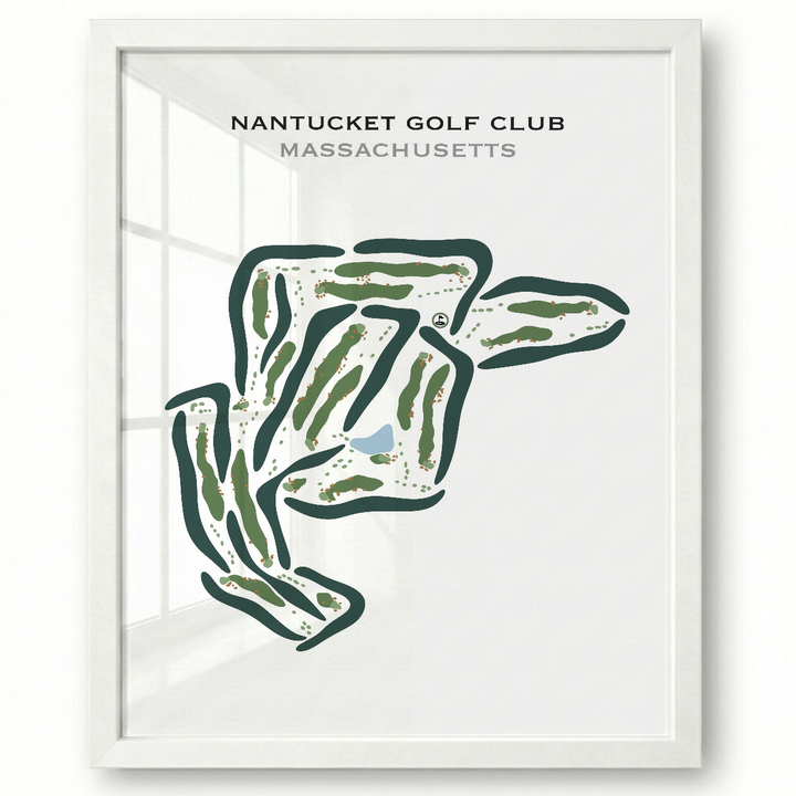 Nantucket Golf Club, Massachusetts - Printed Golf Courses