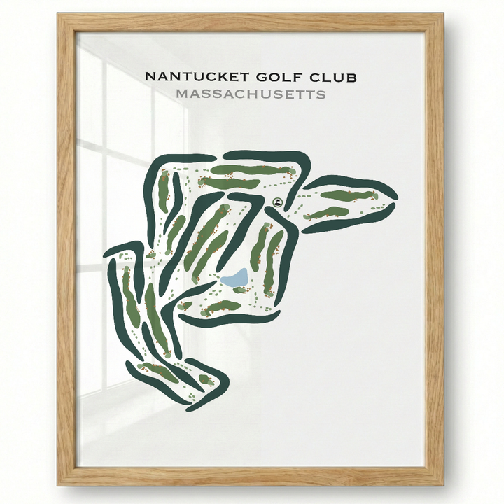 Nantucket Golf Club, Massachusetts - Printed Golf Courses