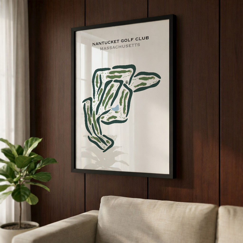 Nantucket Golf Club, Massachusetts - Printed Golf Courses