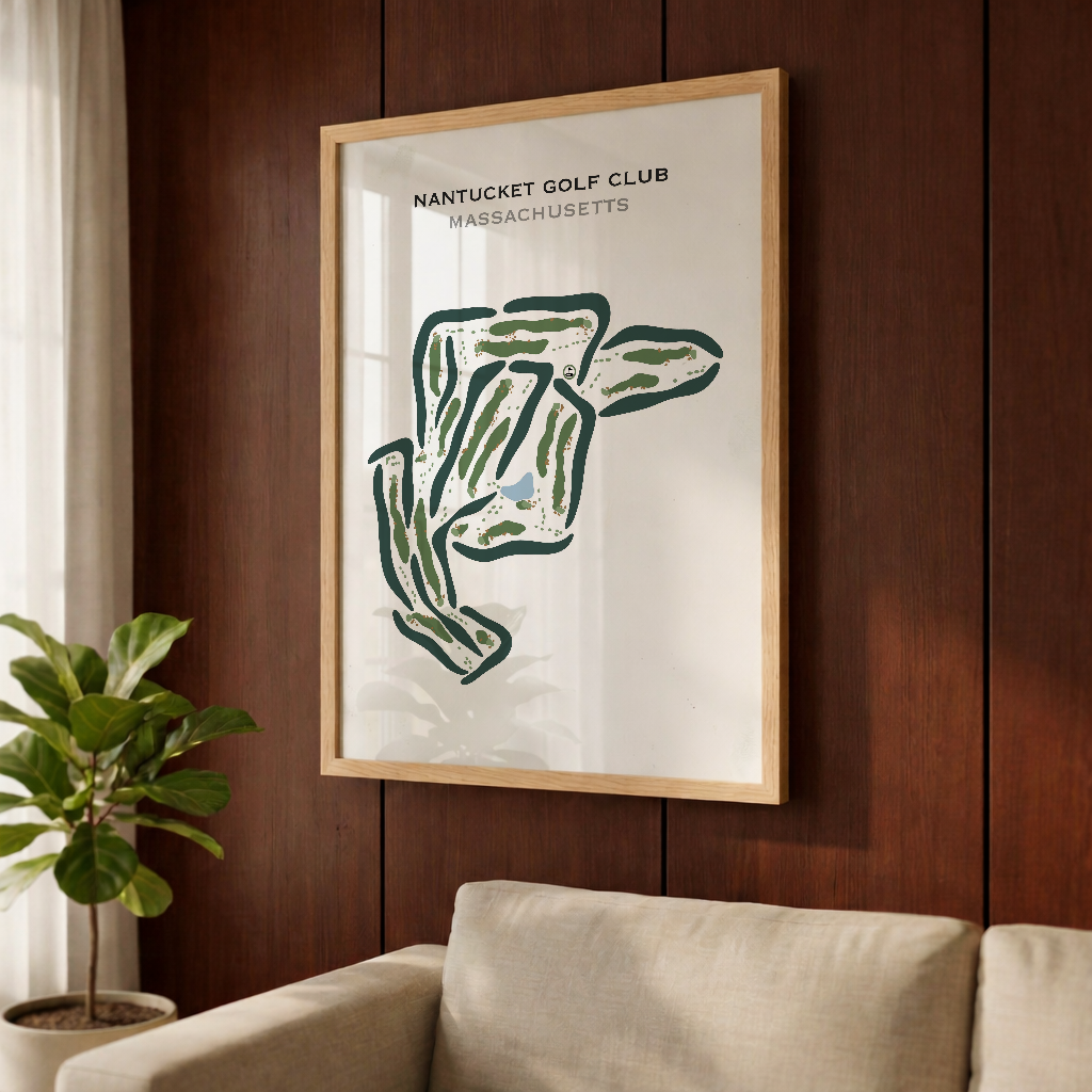 Nantucket Golf Club, Massachusetts - Printed Golf Courses