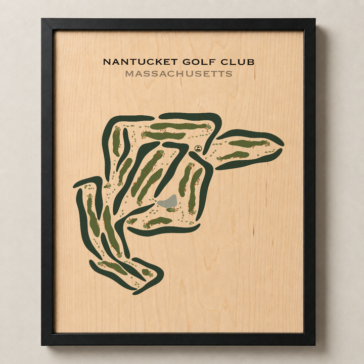 Nantucket Golf Club, Massachusetts - Printed Golf Courses