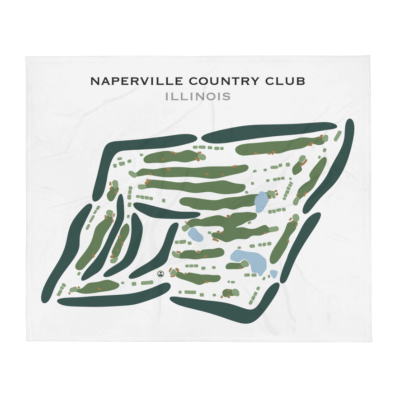 Naperville Country Club, Illinois - Printed Golf Courses