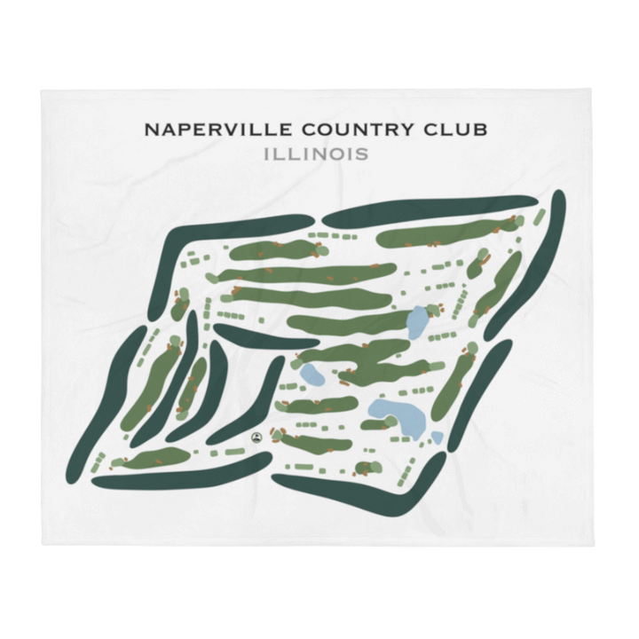 Naperville Country Club, Illinois - Printed Golf Courses