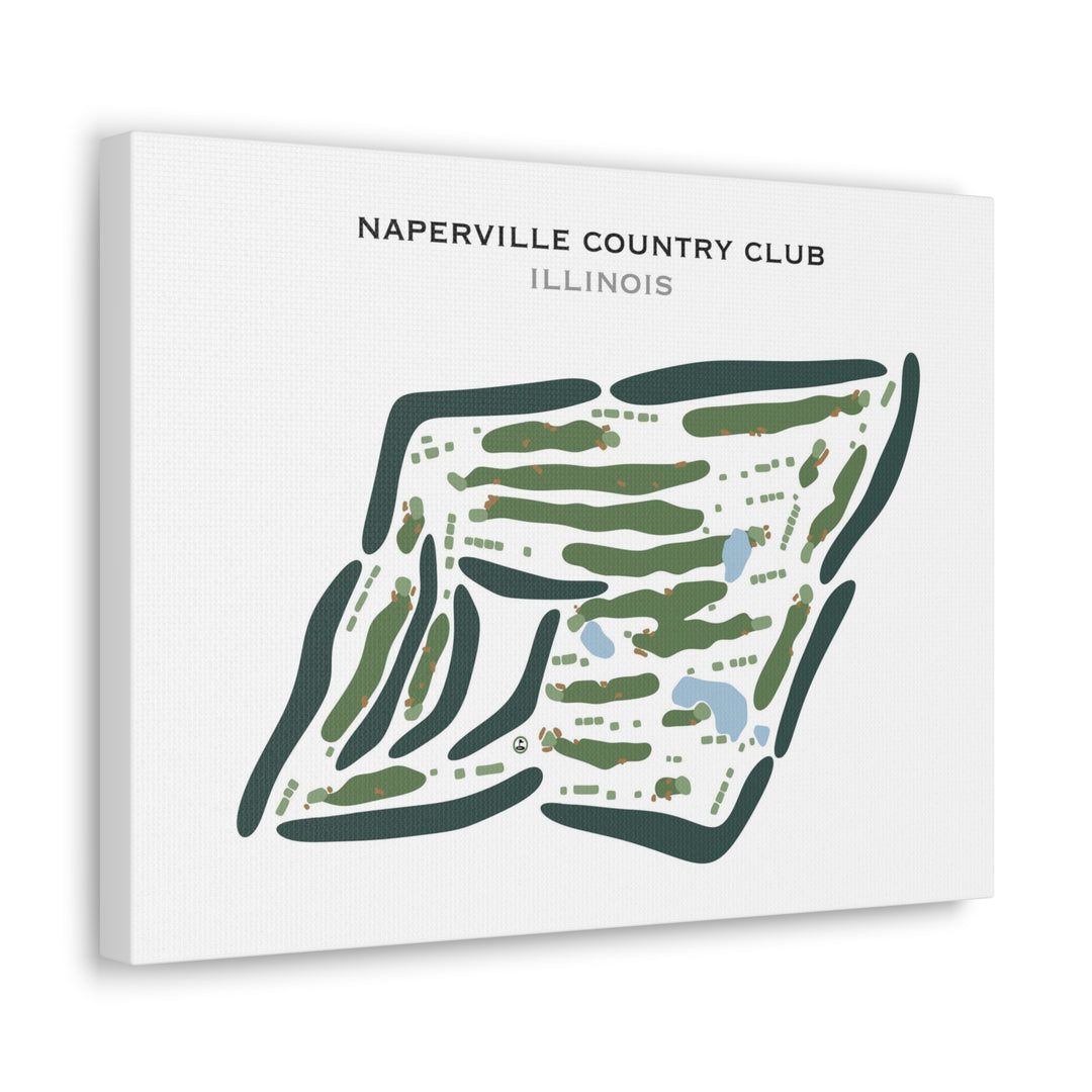 Naperville Country Club, Illinois - Printed Golf Courses