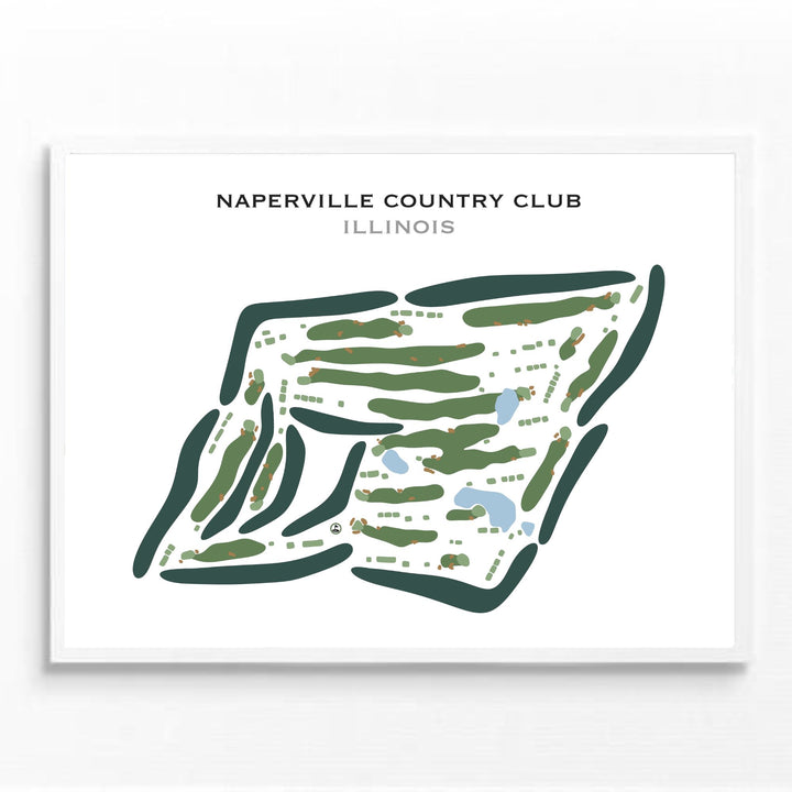 Naperville Country Club, Illinois - Printed Golf Courses